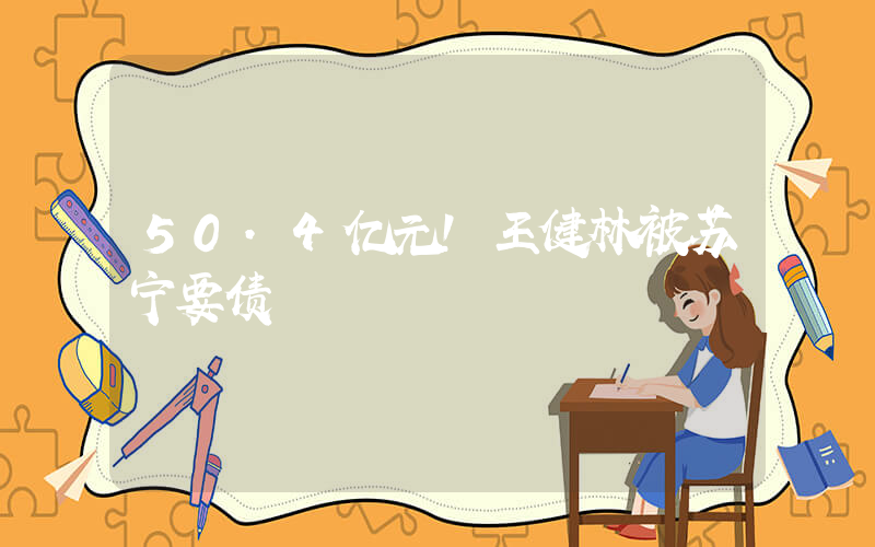 50.4亿元！王健林被苏宁要债插图