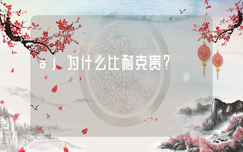 aj为什么比耐克贵？插图