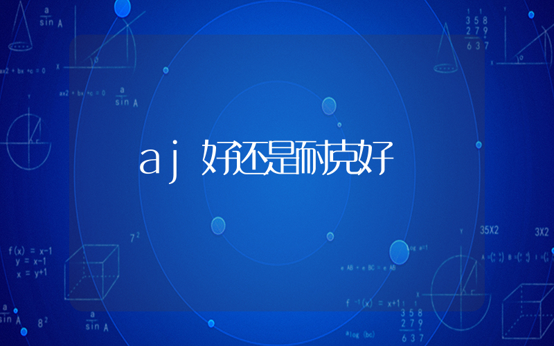 aj好还是耐克好插图