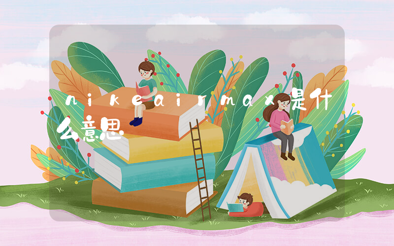 nikeairmax是什么意思插图