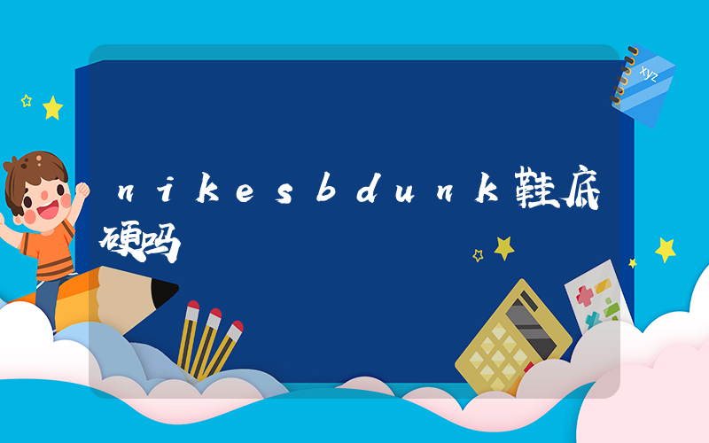 nikesbdunk鞋底硬吗插图