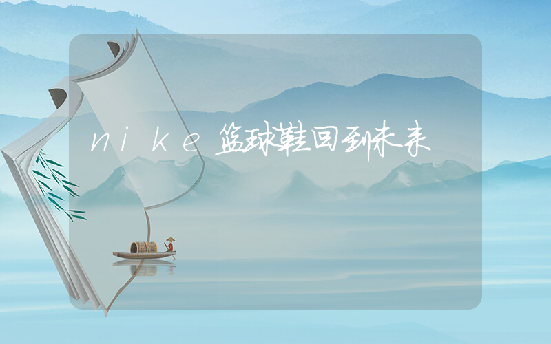 nike篮球鞋回到未来插图