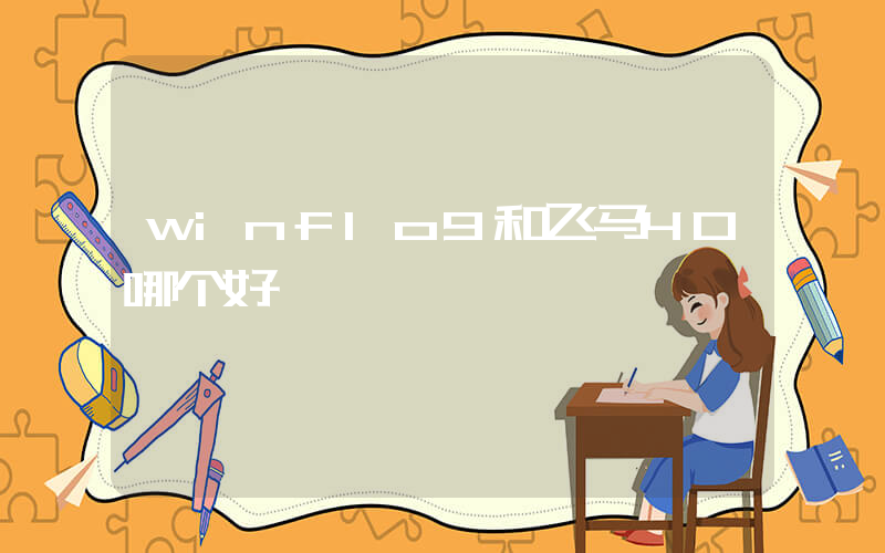 winflo9和飞马40哪个好插图