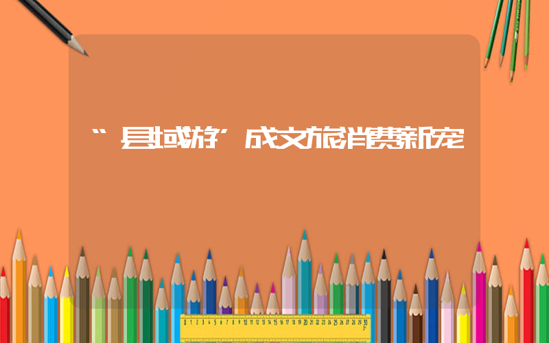 “县域游”成文旅消费新宠插图