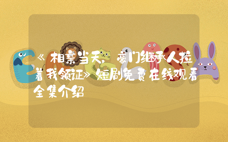 《相亲当天，豪门继承人拉着我领证》短剧免费在线观看全集介绍插图