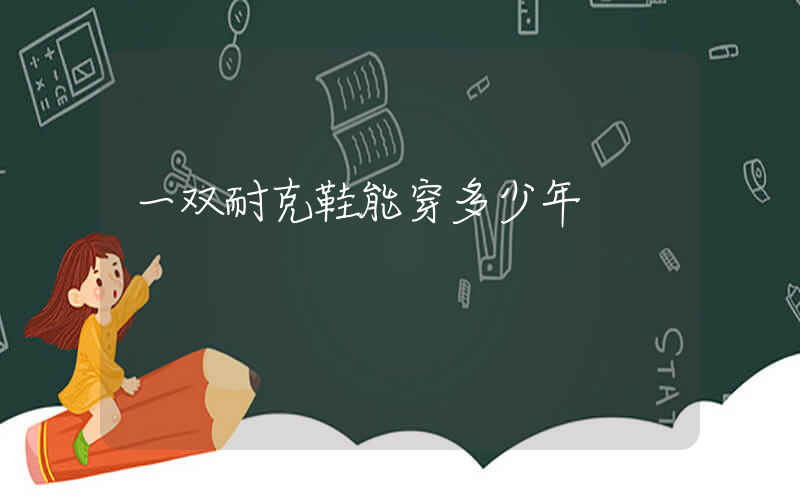 一双耐克鞋能穿多少年插图