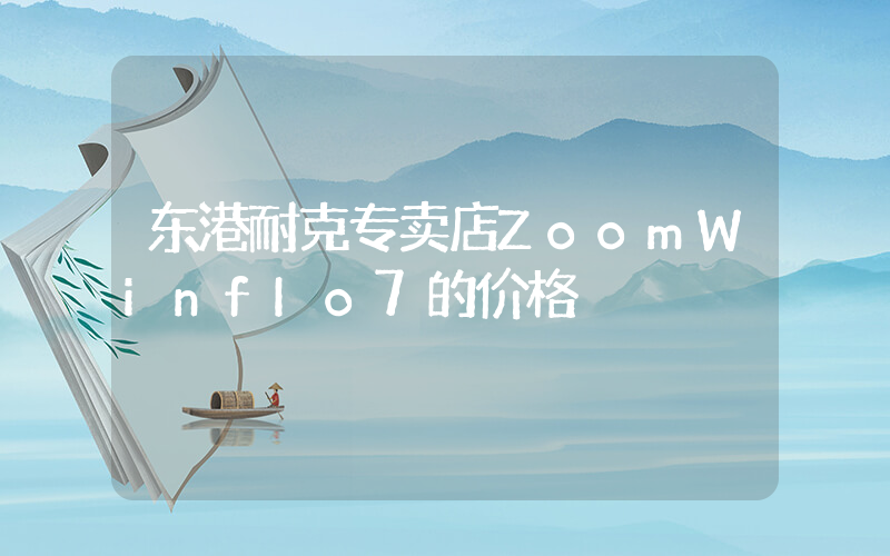 东港耐克专卖店ZoomWinfIo7的价格插图