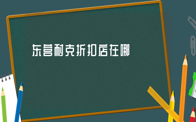 东营耐克折扣店在哪插图