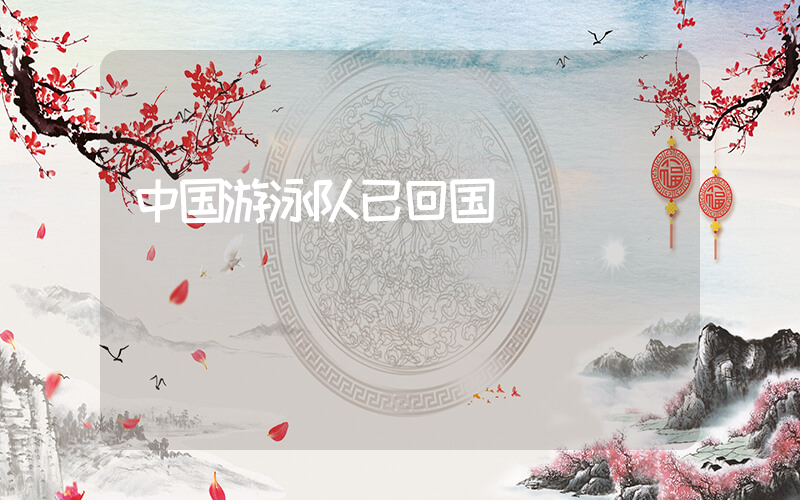 中国游泳队已回国插图