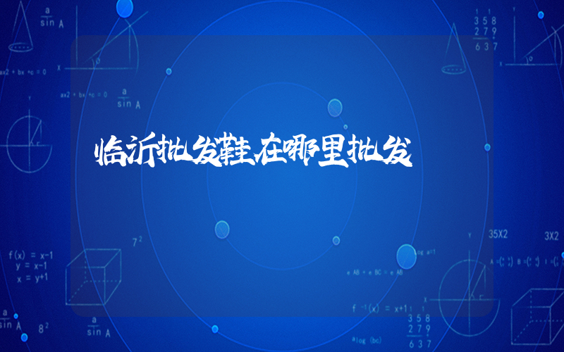 临沂批发鞋在哪里批发插图