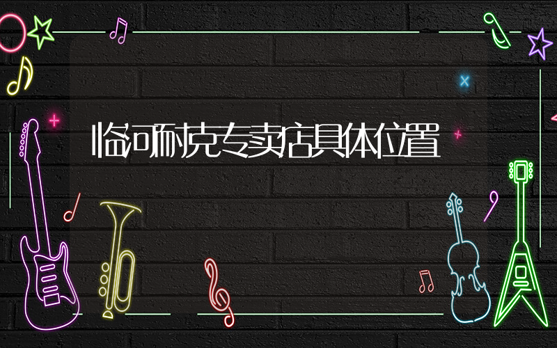 临河耐克专卖店具体位置插图