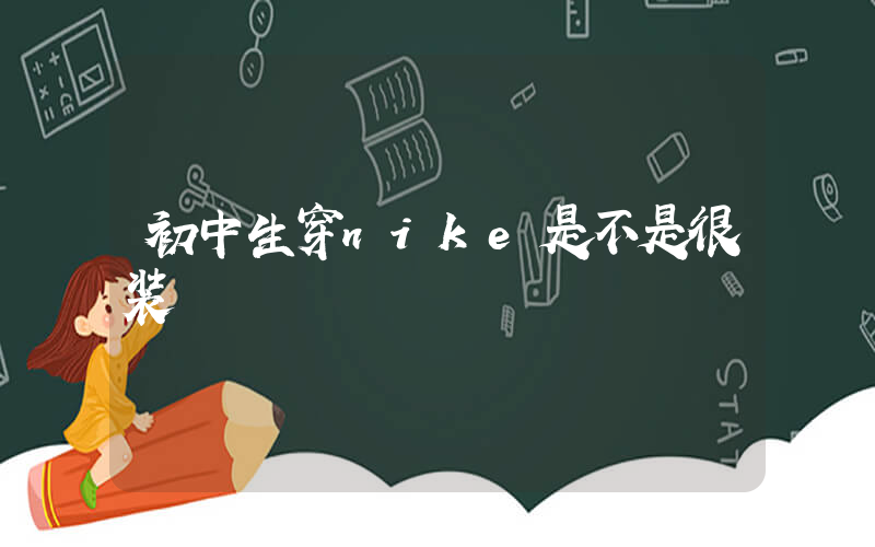 初中生穿nike是不是很装插图