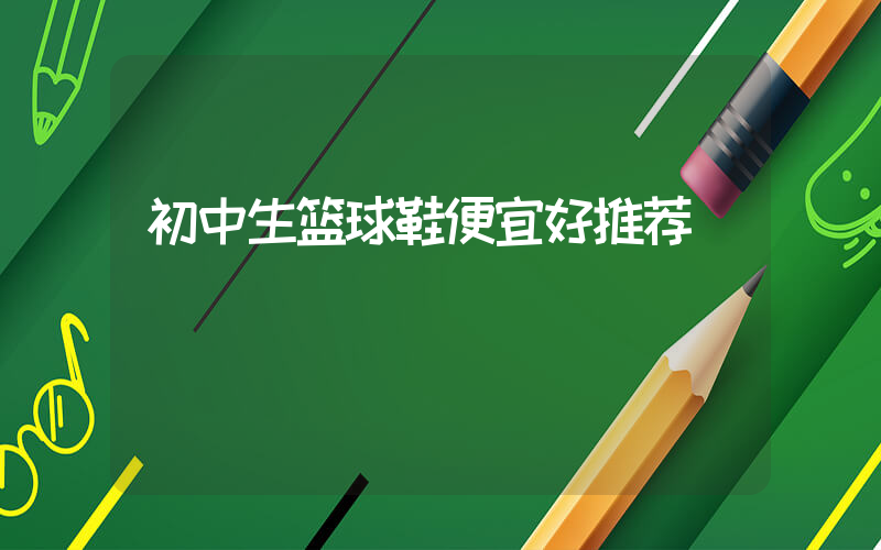 初中生篮球鞋便宜好推荐插图