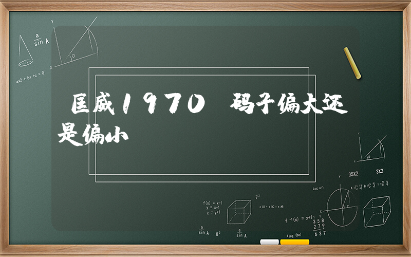 匡威1970s码子偏大还是偏小插图