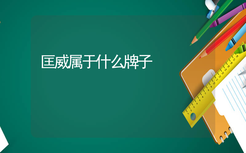 匡威属于什么牌子插图