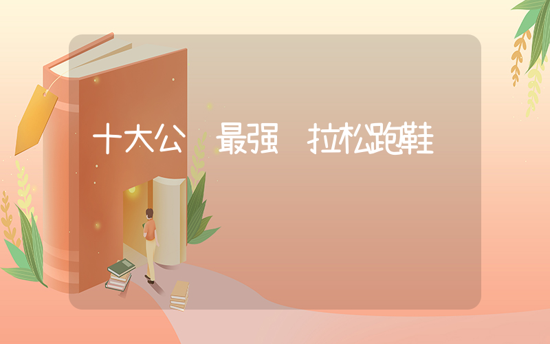 十大公认最强马拉松跑鞋插图