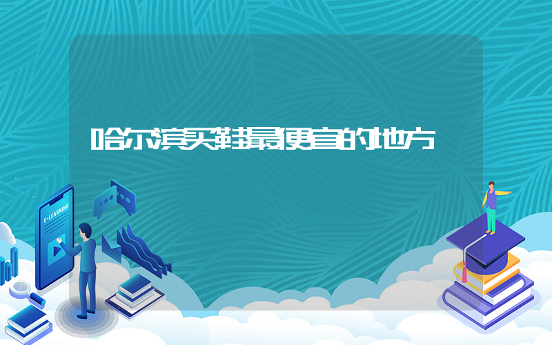 哈尔滨买鞋最便宜的地方插图
