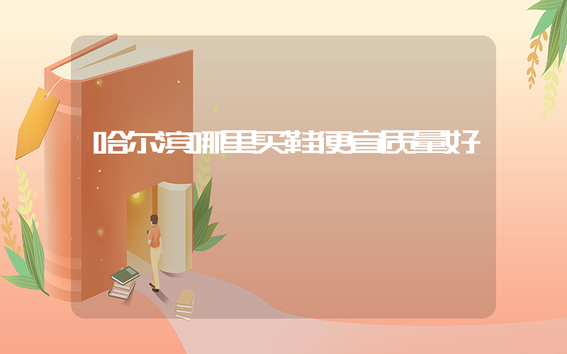 哈尔滨哪里买鞋便宜质量好插图