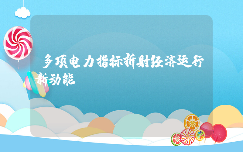 多项电力指标折射经济运行新动能插图