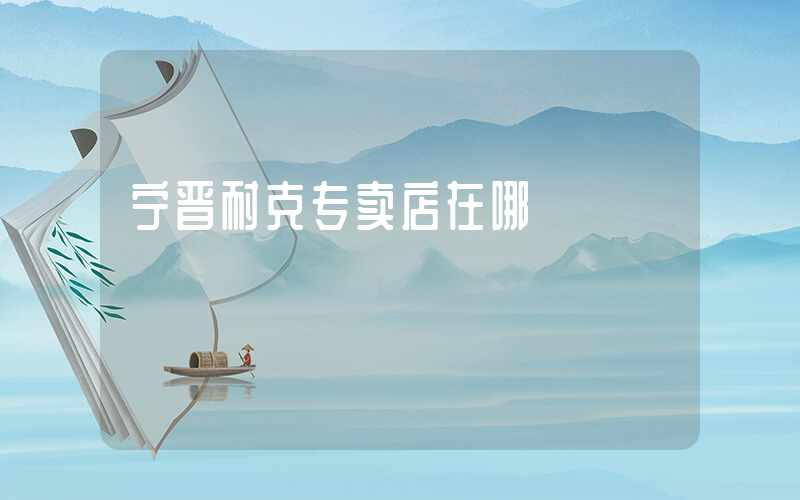 宁晋耐克专卖店在哪插图
