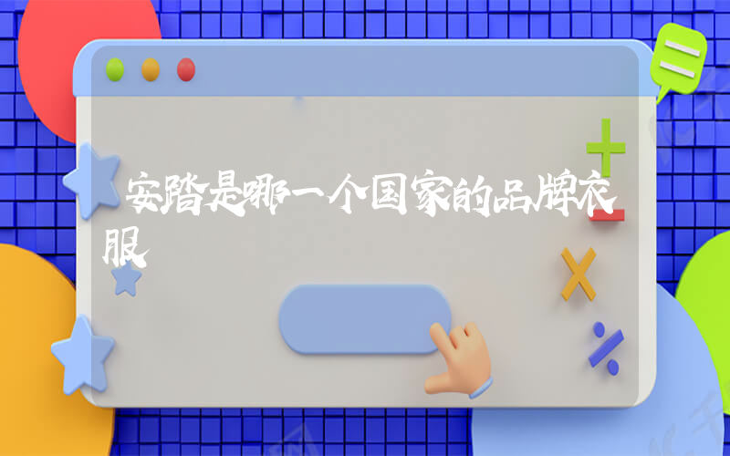 安踏是哪一个国家的品牌衣服插图