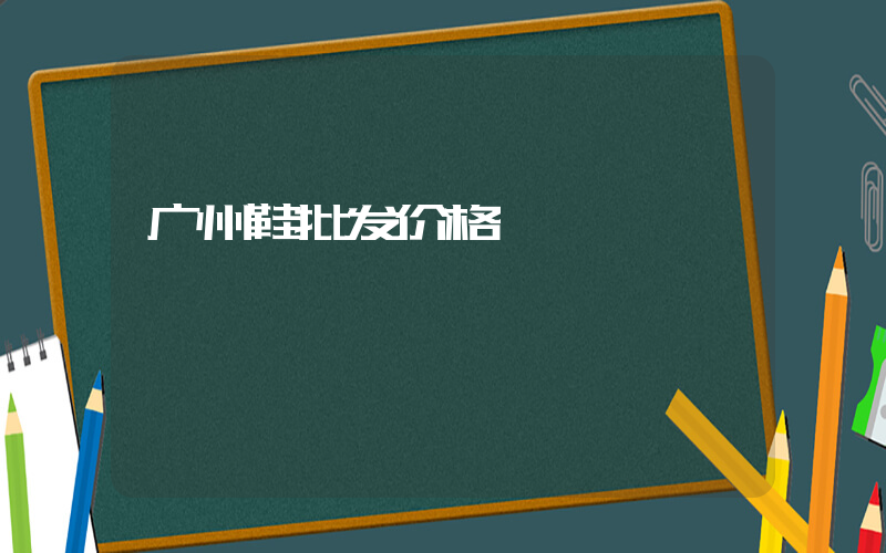 广州鞋批发价格插图