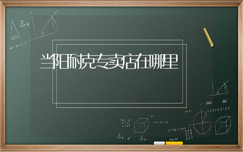 当阳耐克专卖店在哪里插图