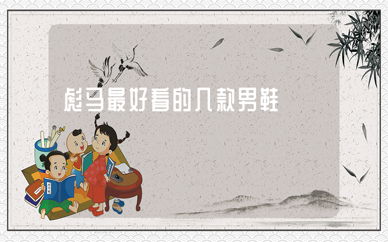 彪马最好看的几款男鞋插图