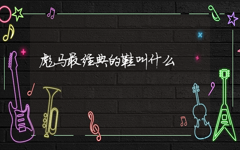 彪马最经典的鞋叫什么插图