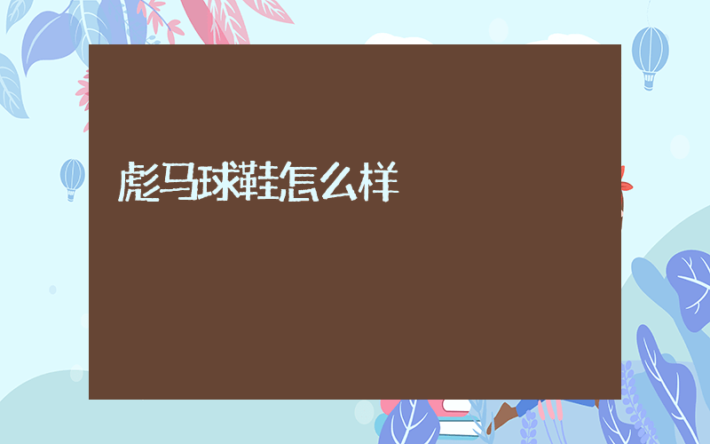 彪马球鞋怎么样插图