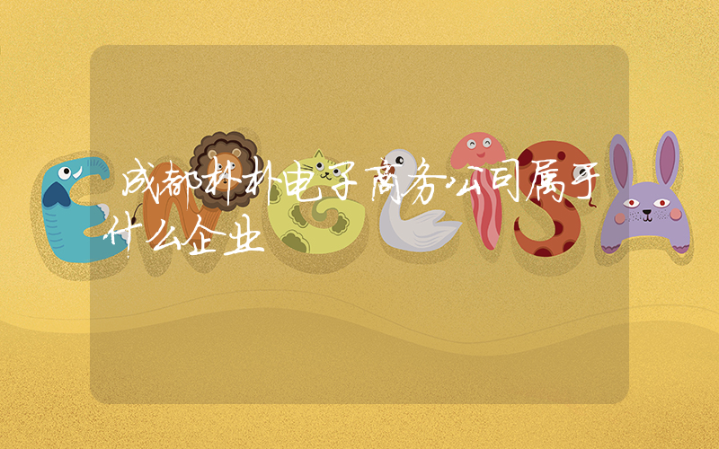 成都朴朴电子商务公司属于什么企业插图