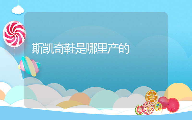 斯凯奇鞋是哪里产的插图