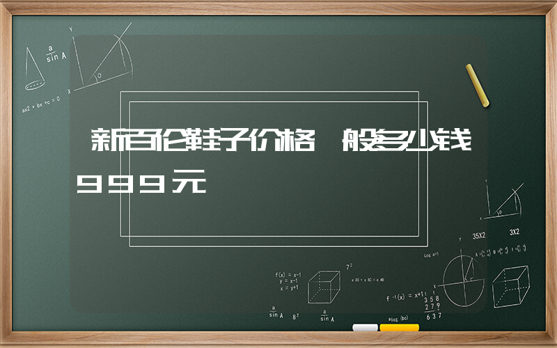 新百伦鞋子价格一般多少钱999元插图