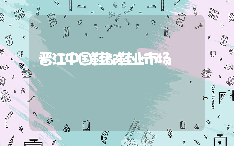 晋江中国鞋都鞋业市场插图