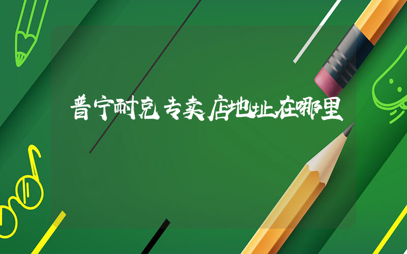 普宁耐克专卖店地址在哪里插图