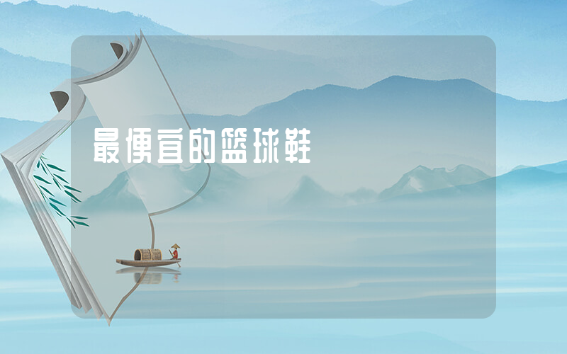 最便宜的篮球鞋插图