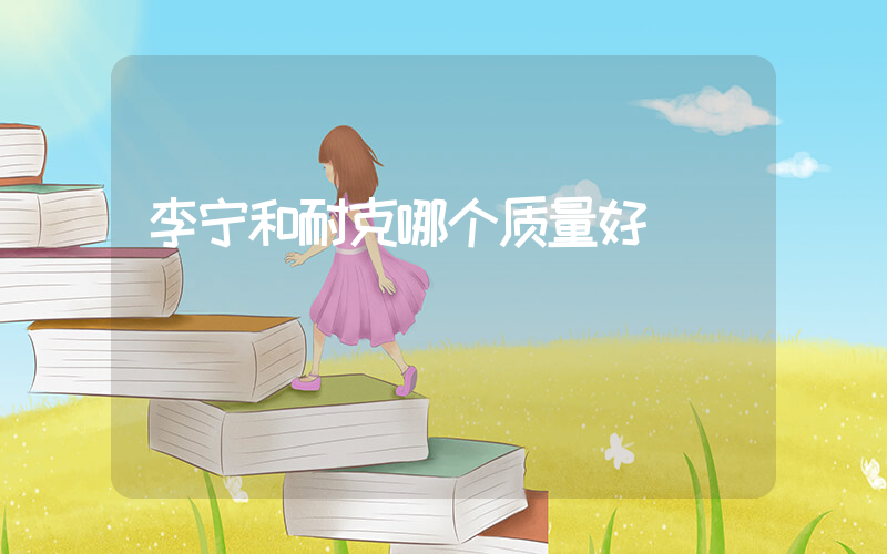 李宁和耐克哪个质量好插图