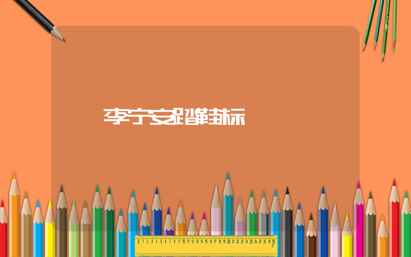 李宁安踏鞋标插图