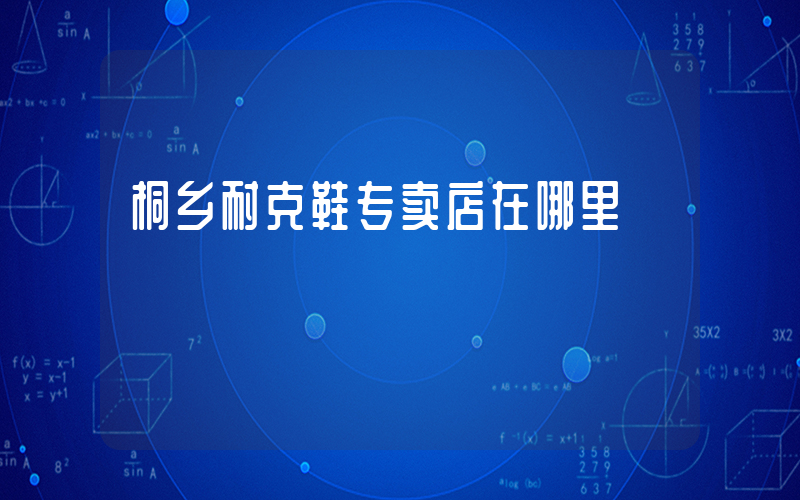 桐乡耐克鞋专卖店在哪里插图