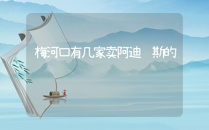 梅河口有几家卖阿迪达斯的插图