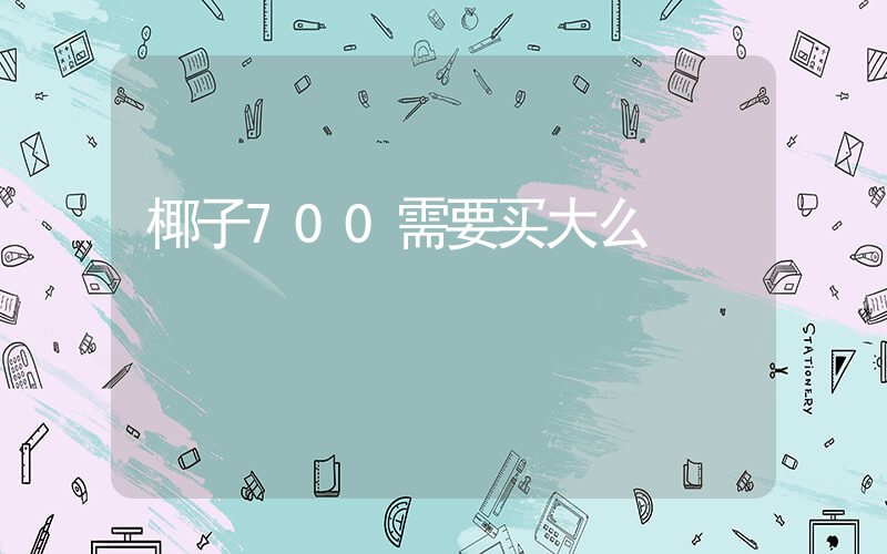 椰子700需要买大么插图