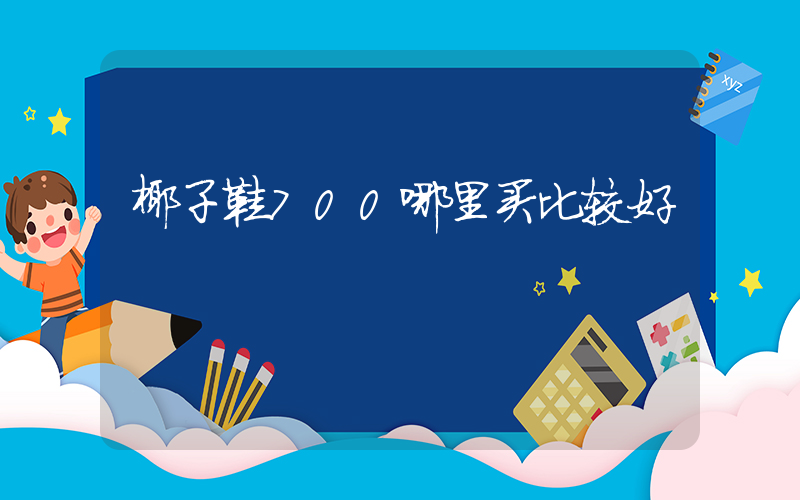 椰子鞋700哪里买比较好插图