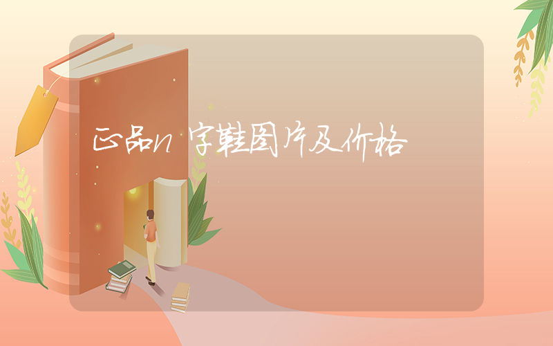 正品n字鞋图片及价格插图
