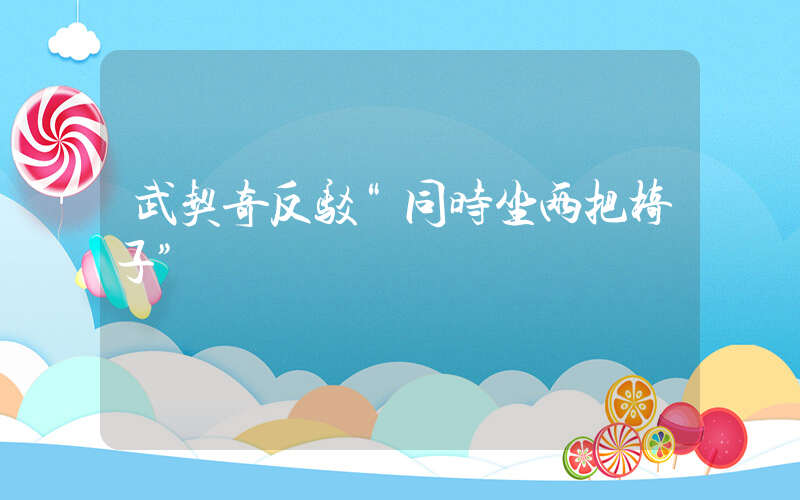 武契奇反驳“同时坐两把椅子”插图