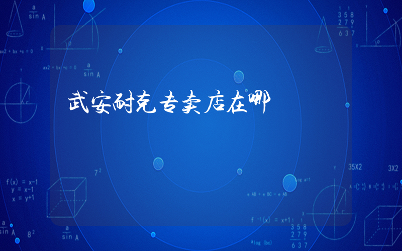 武安耐克专卖店在哪插图