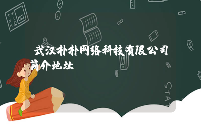 武汉朴朴网络科技有限公司简介地址插图