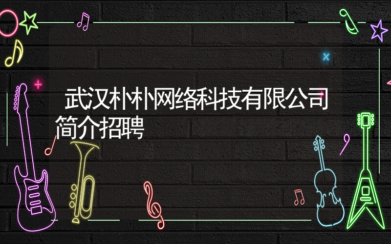武汉朴朴网络科技有限公司简介招聘插图