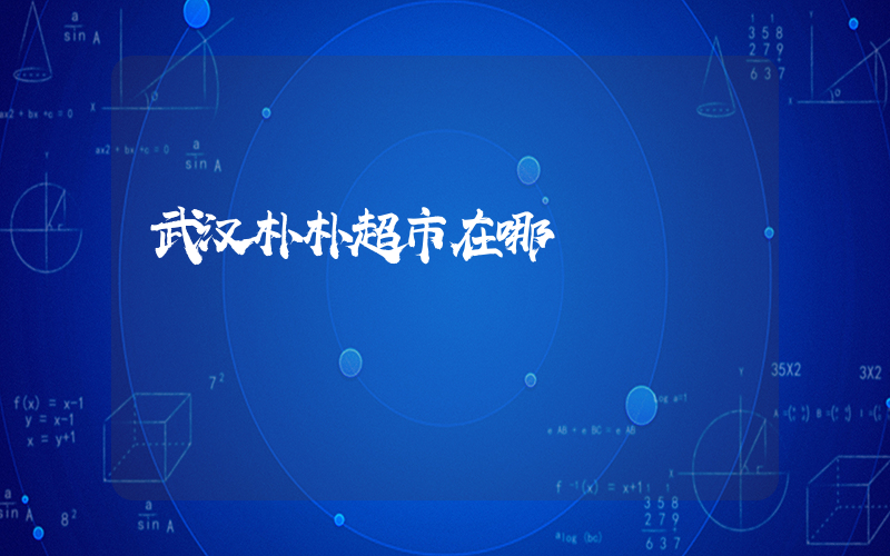武汉朴朴超市在哪插图