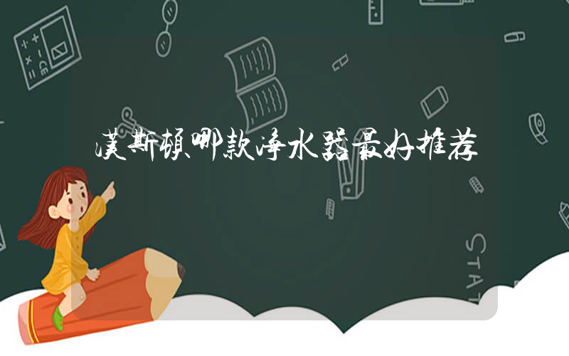 汉斯顿哪款净水器最好推荐插图