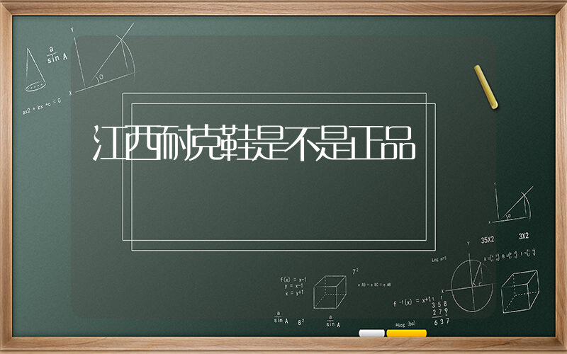江西耐克鞋是不是正品插图